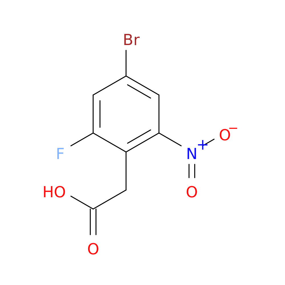 (4-Bromo-2-fluoro-6-nitrophenyl)acetic acid