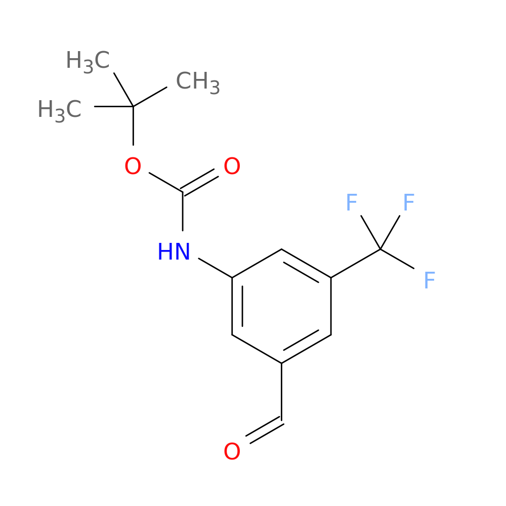 tert-Butyl (3-formyl-5-(trifluoromethyl)phenyl)carbamate