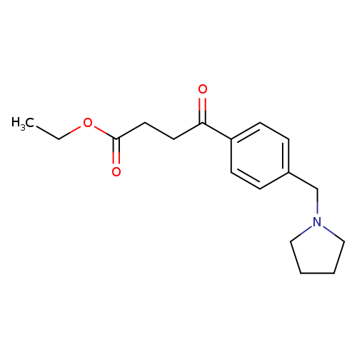Ethyl 4-oxo-4-[(4-pyrrolidinomthyl)phenyl]butyrate