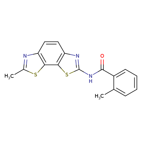 2-methyl-N-{11-methyl-3,12-dithia-5,10-diazatricyclo[7.3.0.0^{2,6}]dodeca-1(9),2(6),4,7,10-pentaen-4-yl}benzamide