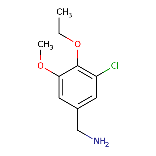 (3-Chloro-4-ethoxy-5-methoxyphenyl)methanamine