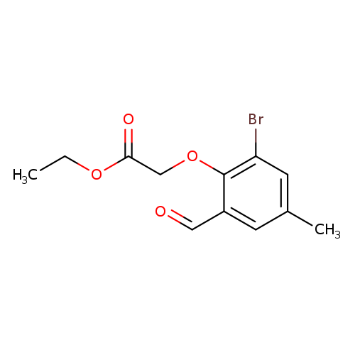 ethyl 2-(2-bromo-6-formyl-4-methylphenoxy)acetate