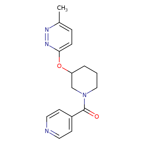 3-methyl-6-{[1-(pyridine-4-carbonyl)piperidin-3-yl]oxy}pyridazine