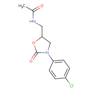 N-{[3-(4-chlorophenyl)-2-oxo-1,3-oxazolidin-5-yl]methyl}acetamide