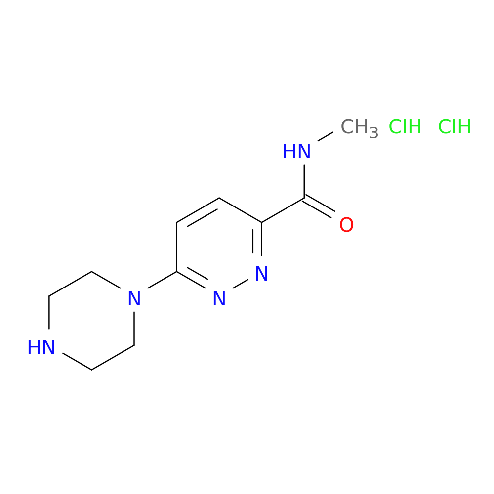 N-methyl-6-(piperazin-1-yl)pyridazine-3-carboxamide dihydrochloride