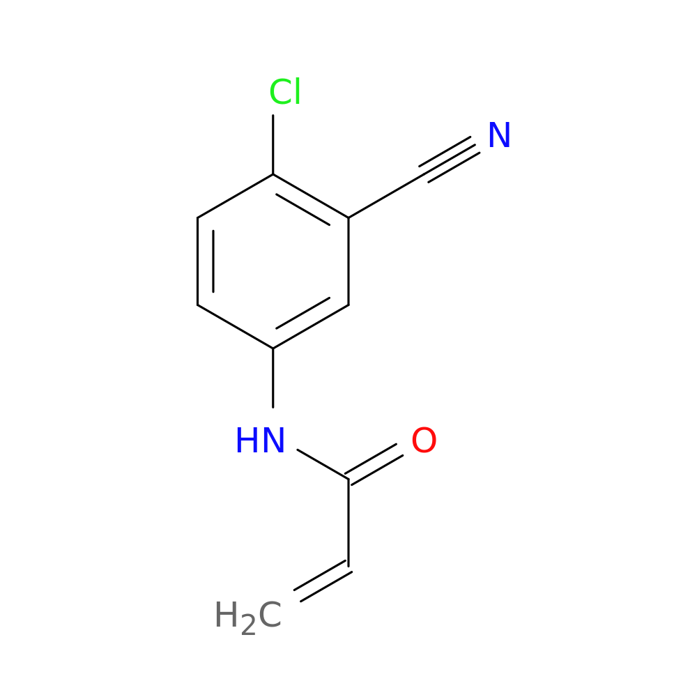 N-(4-chloro-3-cyanophenyl)prop-2-enamide