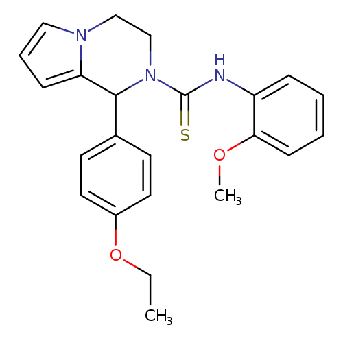 1-(4-ethoxyphenyl)-N-(2-methoxyphenyl)-1H,2H,3H,4H-pyrrolo[1,2-a]pyrazine-2-carbothioamide