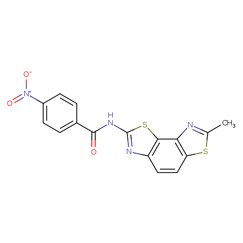 N-{11-methyl-3,10-dithia-5,12-diazatricyclo[7.3.0.0^{2,6}]dodeca-1(9),2(6),4,7,11-pentaen-4-yl}-4-nitrobenzamide