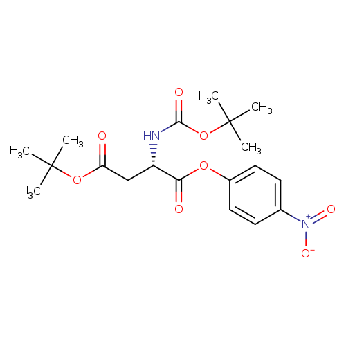 L-Aspartic acid, N-[(1,1-dimethylethoxy)carbonyl]-, 4-(1,1-dimethylethyl) 1-(4-nitrophenyl) ester