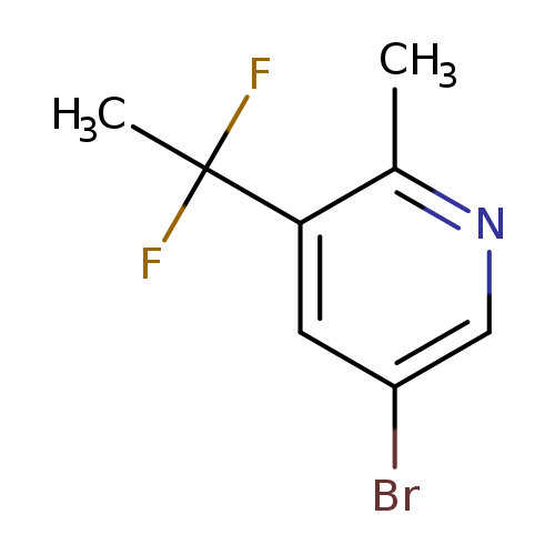 5-bromo-3-(1,1-difluoroethyl)-2-methylpyridine