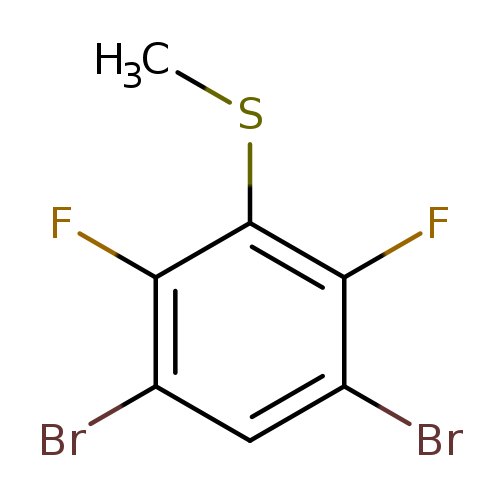 (3,5-dibromo-2,6-difluorophenyl)(methyl)sulfane
