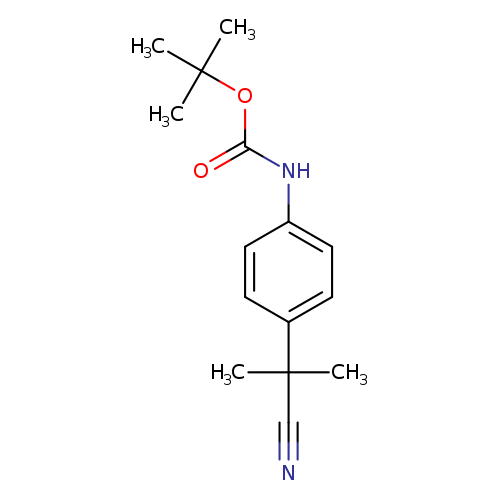 2-[4-(Boc-Amino)phenyl]-2-methylpropanenitrile