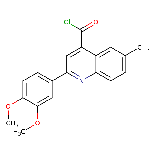 2-(3,4-Dimethoxyphenyl)-6-methylquinoline-4-carbonyl chloride