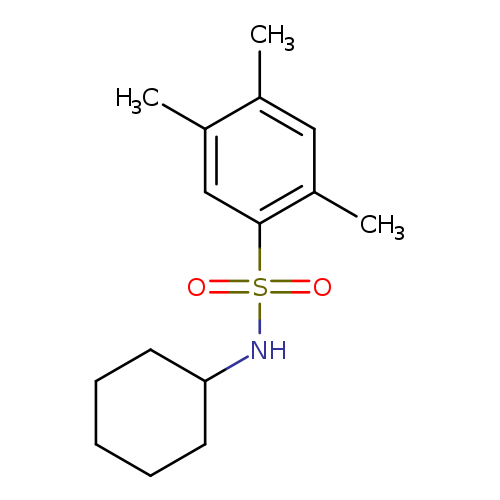 N-Cyclohexyl-2,4,5-trimethyl-benzenesulfonamide