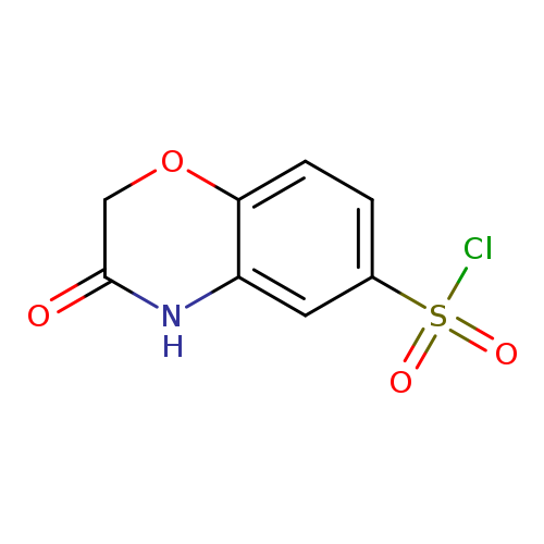 3,4-Dihydro-3-oxo-2H-1,4-benzoxazine-6-sulphonyl chloride