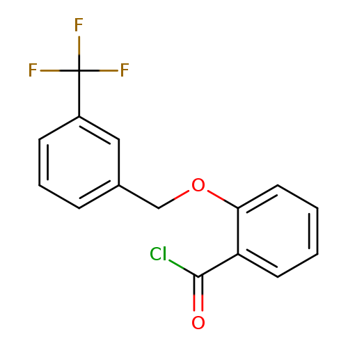 2-([3-(Trifluoromethyl)benzyl]oxy)benzoyl chloride