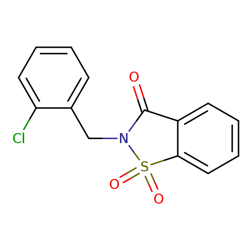 1,2-Benzisothiazol-3(2H)-one,2-[(2-chlorophenyl)methyl]-, 1,1-dioxide