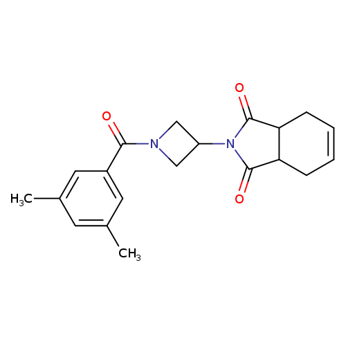 2-[1-(3,5-dimethylbenzoyl)azetidin-3-yl]-2,3,3a,4,7,7a-hexahydro-1H-isoindole-1,3-dione