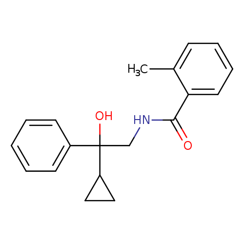 N-(2-cyclopropyl-2-hydroxy-2-phenylethyl)-2-methylbenzamide