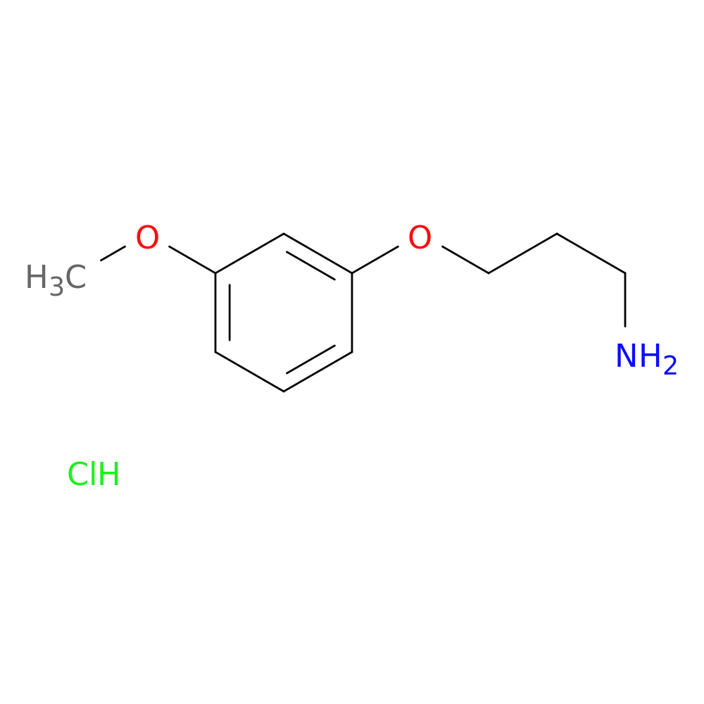 3-(3-Methoxyphenoxy)propan-1-amine hydrochloride