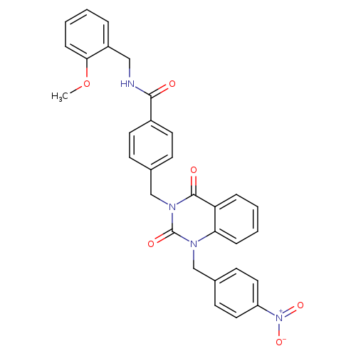 N-[(2-methoxyphenyl)methyl]-4-({1-[(4-nitrophenyl)methyl]-2,4-dioxo-1,2,3,4-tetrahydroquinazolin-3-yl}methyl)benzamide