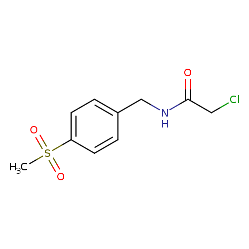 2-chloro-N-[(4-methanesulfonylphenyl)methyl]acetamide
