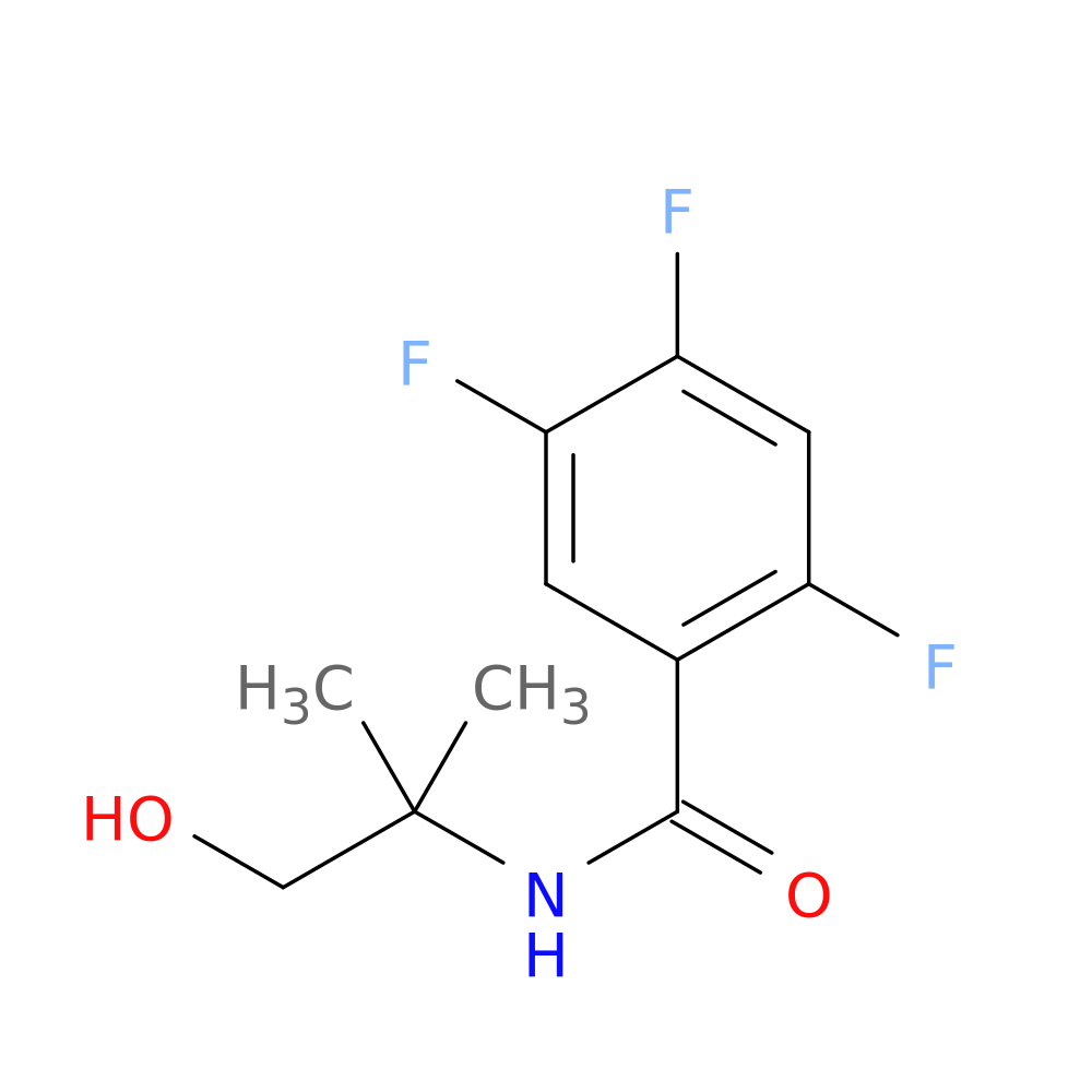 2,4,5-Trifluoro-n-(1-hydroxy-2-methylpropan-2-yl)benzamide