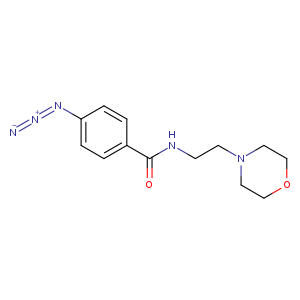 4-Azido-N-(2-morpholin-4-ylethyl)benzamide