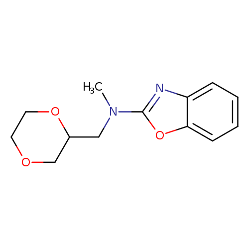 N-[(1,4-dioxan-2-yl)methyl]-N-methyl-1,3-benzoxazol-2-amine