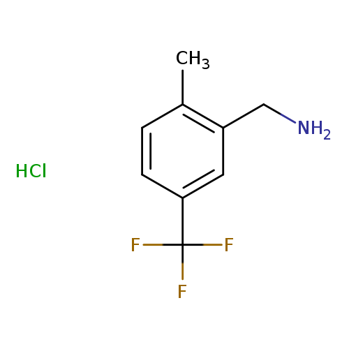 1-[2-methyl-5-(trifluoromethyl)phenyl]methanamine hydrochloride