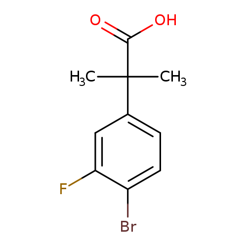 2-(4-bromo-3-fluorophenyl)-2-methylpropanoicacid