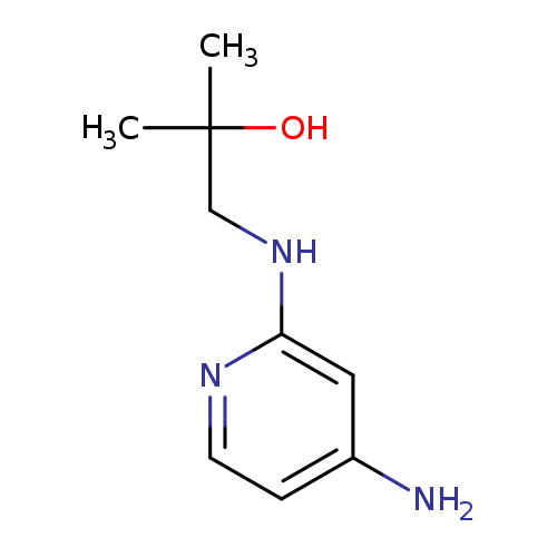 1-[(4-aminopyridin-2-yl)amino]-2-methylpropan-2-ol