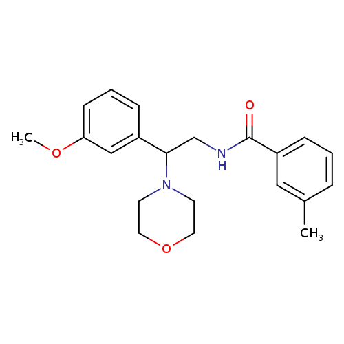 N-[2-(3-methoxyphenyl)-2-(morpholin-4-yl)ethyl]-3-methylbenzamide