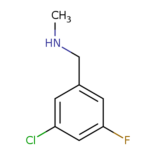 3-CHLORO-5-FLUORO-N-METHYL-BENZENEMETHANAMINE
