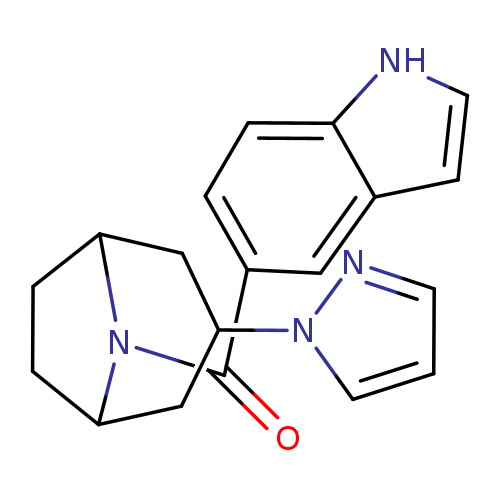 5-[3-(1H-pyrazol-1-yl)-8-azabicyclo[3.2.1]octane-8-carbonyl]-1H-indole
