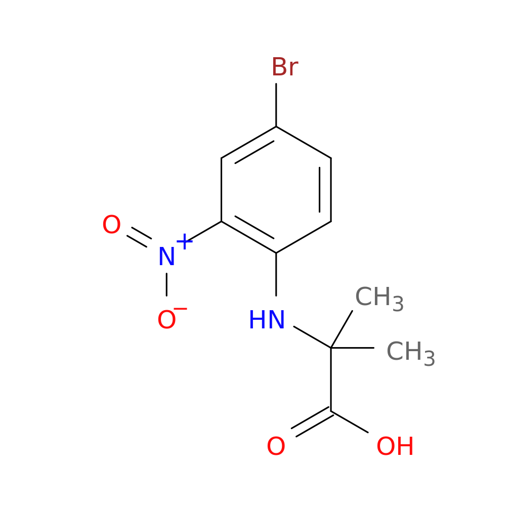 2-[(4-bromo-2-nitrophenyl)amino]-2-methylpropanoic acid