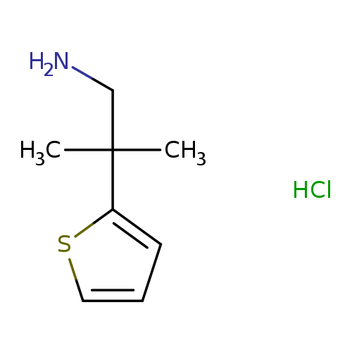2-methyl-2-(thiophen-2-yl)propan-1-aminehydrochloride