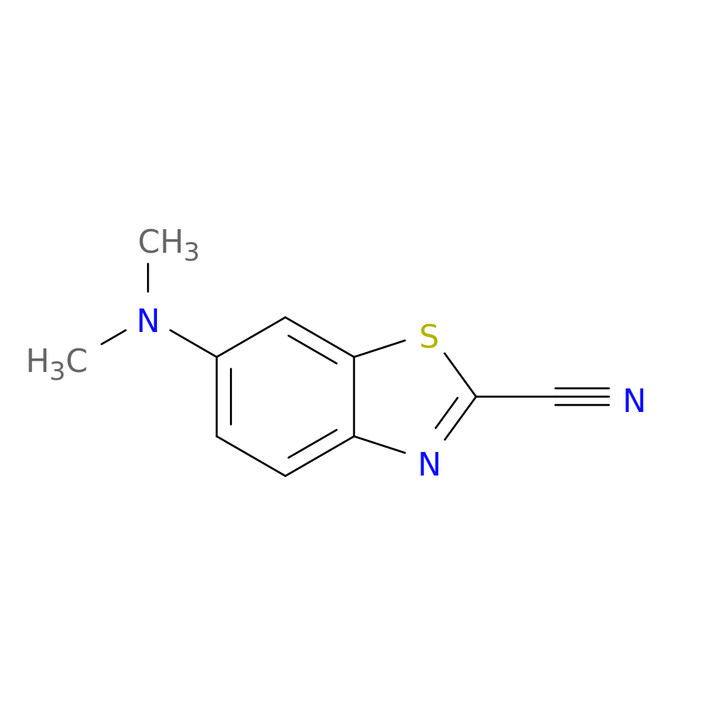 6-(Dimethylamino)benzothiazole-2-carbonitrile
