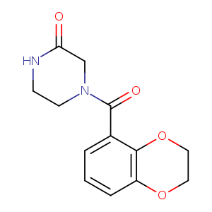 4-(2,3-dihydro-1,4-benzodioxine-5-carbonyl)piperazin-2-one