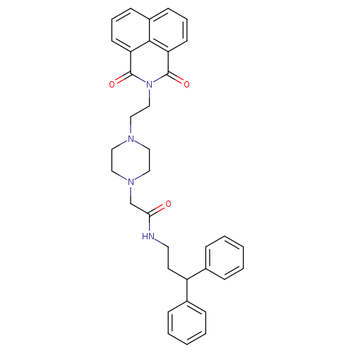 2-[4-(2-{2,4-dioxo-3-azatricyclo[7.3.1.0^{5,13}]trideca-1(13),5,7,9,11-pentaen-3-yl}ethyl)piperazin-1-yl]-N-(3,3-diphenylpropyl)acetamide