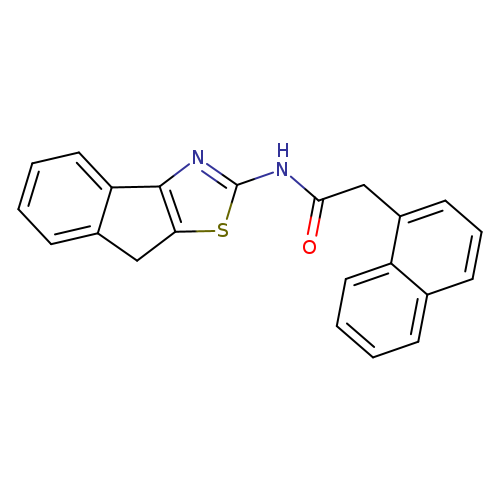 N-{8H-indeno[1,2-d][1,3]thiazol-2-yl}-2-(naphthalen-1-yl)acetamide