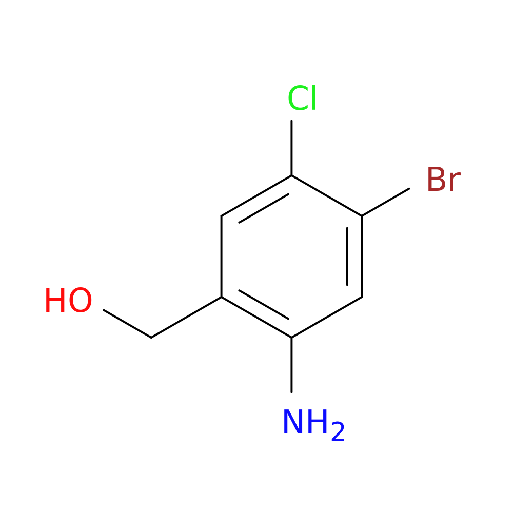 (2-amino-4-bromo-5-chlorophenyl)methanol