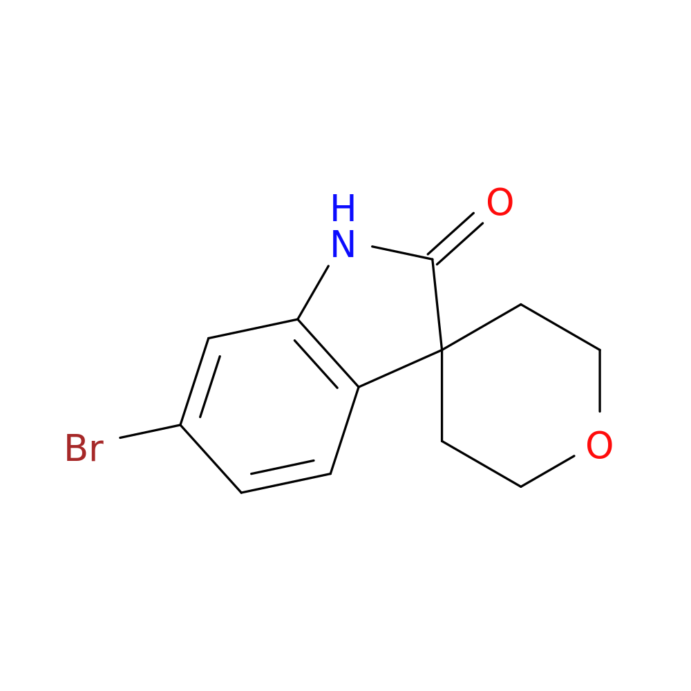 6-Bromo-2',3',5',6'-tetrahydrospiro[indoline-3,4'-pyran]-2-one