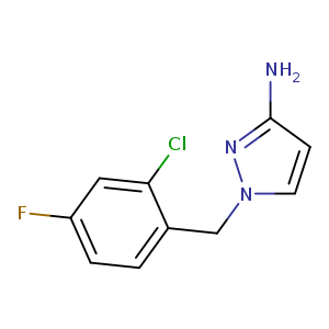 1-(2-Chloro-4-fluorobenzyl)-1H-pyrazol-3-amine