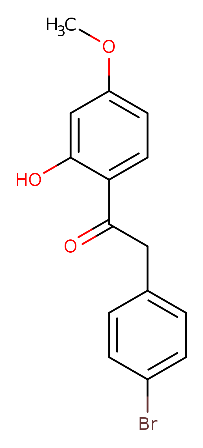 2-(4-BROMOPHENYL)-1-(2-HYDROXY-4-METHOXYPHENYL)ETHANONE