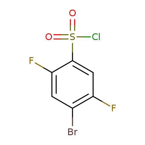 Benzenesulfonyl chloride, 4-bromo-2,5-difluoro-