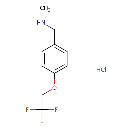 methyl({[4-(2,2,2-trifluoroethoxy)phenyl]methyl})amine hydrochloride