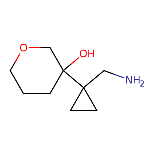 3-[1-(aminomethyl)cyclopropyl]oxan-3-ol