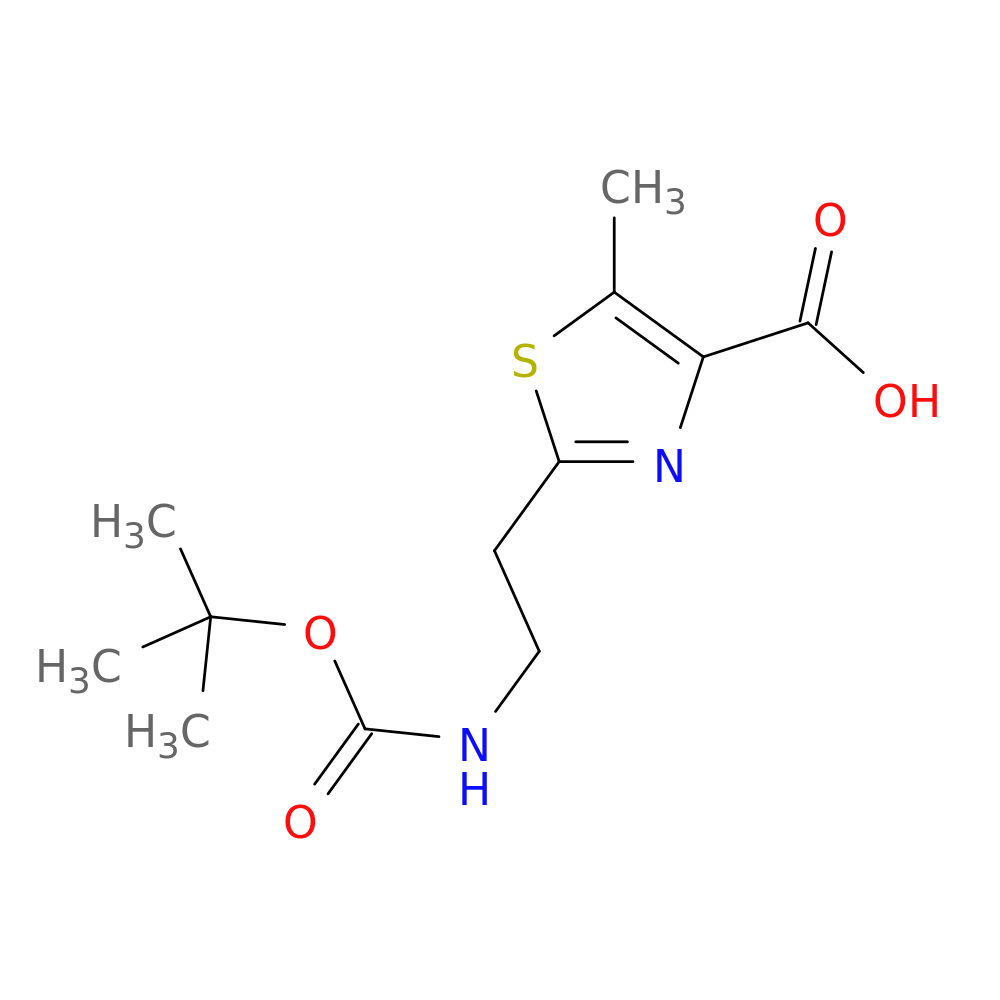 2-(2-{[(tert-butoxy)carbonyl]amino}ethyl)-5-methyl-1,3-thiazole-4-carboxylic acid
