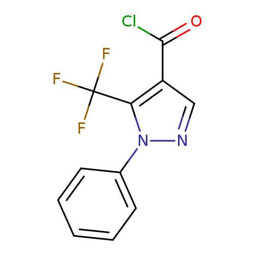 1H-PYRAZOLE-4-CARBONYL CHLORIDE, 1-PHENYL-5-(TRIFLUOROMETHYL)-